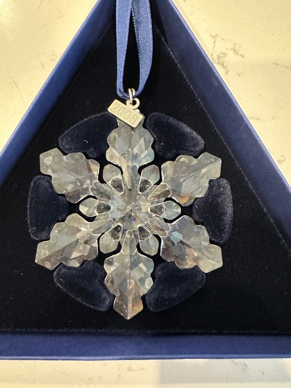 Swarovski Snowflake Ornament 2008